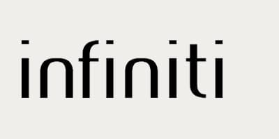Infiniti logo. The word infiniti in a simple, modern font.