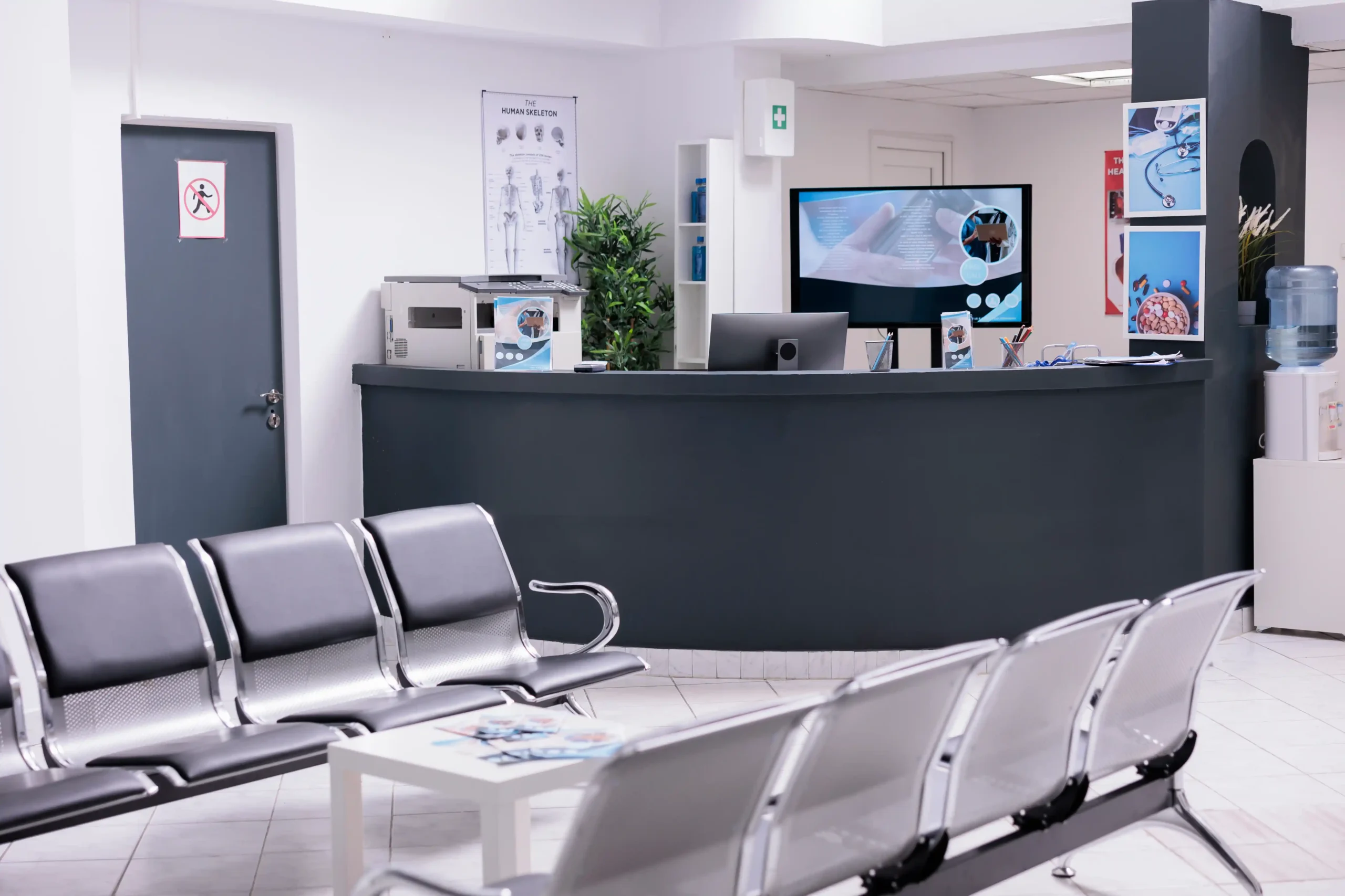 hospital reception area