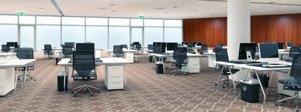 Bright Cyprus office space showcasing innovative furniture ideas for 2026, featuring modern desks and ergonomic chairs.
